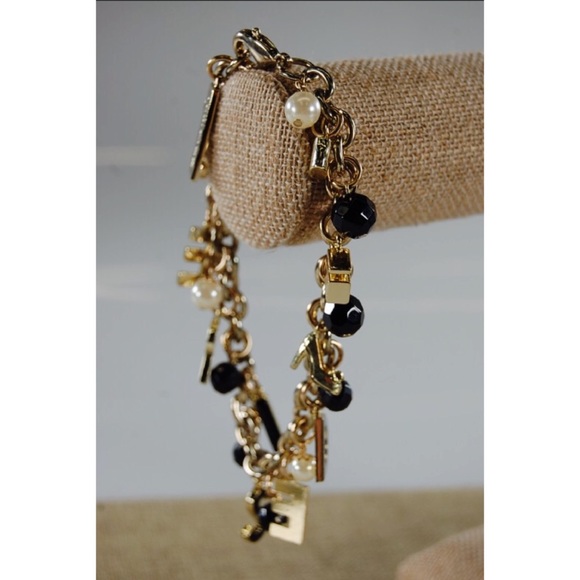 Dolce & Gabbana ‘Desire’ Black Gold Charm Bracelet - Picture 3 of 6
